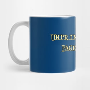 Unprinted Pages Mug